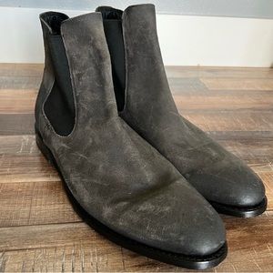 Thursday Cavalier grey suede Chelsea pull on ankle boots Men’s size 15